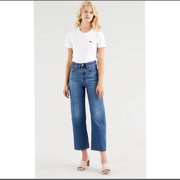 Levi’s Ribcage Straight Ankle Jeans - Picture 1 of 5